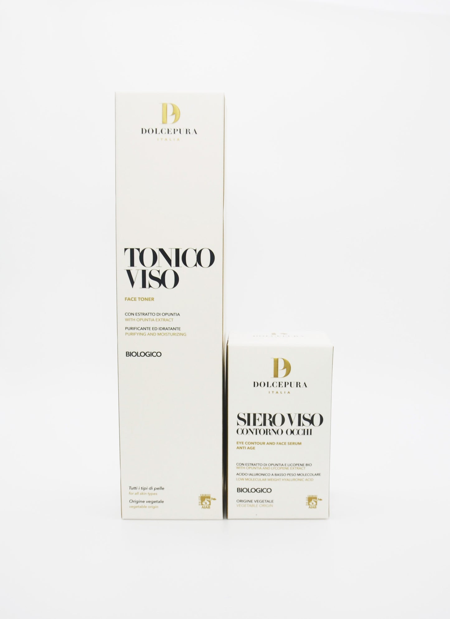 FACE/EYE-Set "DELICATISSIMO" Tonic und Serum-Opuntia und Lycopin BIO. Hand gefertigte Produkte. AIAB ecobium zertifiziert. Pflanzlicher Herkunft